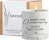 50th Anniversary Candle for Couples 50th Golden Anniversary Wedding