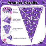 5 Pcs Wednesday Birthday Party Decorations Halloween Spider Web