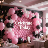 DRWKAY Pink Balloons 100 Pack, 12 Inch Latex Helium Pink Balloons