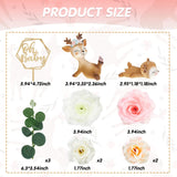 Taiyin Oh Baby Cake Toppers for Baby Shower Cute Deer Cake Toppers