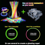 200 Pcs Glow Sticks Bulk Party Pack, 8'' Glow in the Dark Party