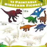 Dinosaur Toys for Kids 3 5 DIY Painting Art Crafts Includes 12 Dino
