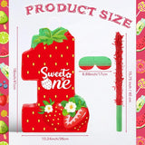 Strawberry 1st Birthday Piñata Strawberry Piñata Summer Berry Piñata
