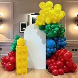 YMSZ Red Blue Green Yellow Balloons, 67pcs 12 Inch Colorful Latex