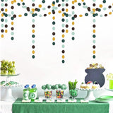 Sage-Green Gold Brown Party Decorations - 52FT Paper Streamers Gender