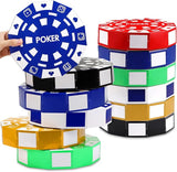 12 Pcs Casino Theme Party Decorations 9 Inch Large Poker Chip Favor