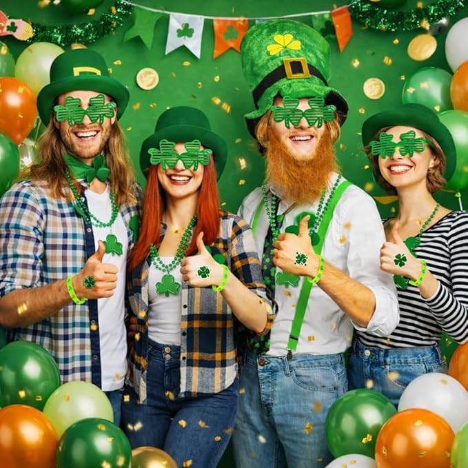 Max Fun 188Pcs St Patricks Day Accessories Party Favors Set Saint