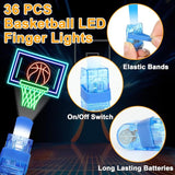 36Pcs Basketball Themed LED Finger Lights Basketball Party Favors