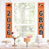 DAZONGE 2026 Graduation Party Decorations Orange and Black - Congrats