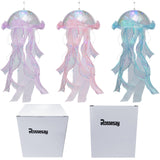 Rossesay 3 Pcs Jellyfish Lamp Colorful Jelly Fish Light Hanging