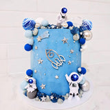 Space Cake Toppers Outer Space Astronaut Rocket Stars Cake