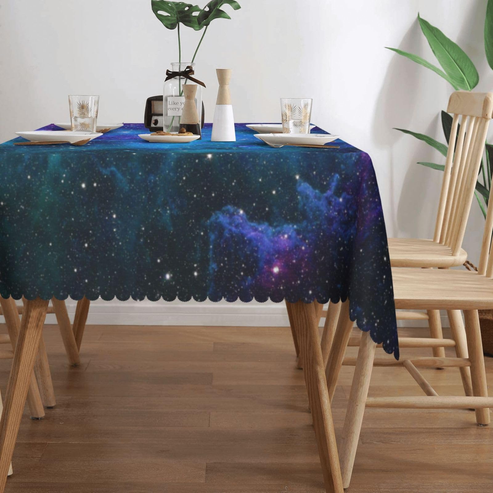 Space Galaxy Stars Rectangle Tablecloths Outer Space Table