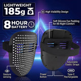 MEGOO Led Mask with Gesture Sensing | Light up Transforming Face Mask