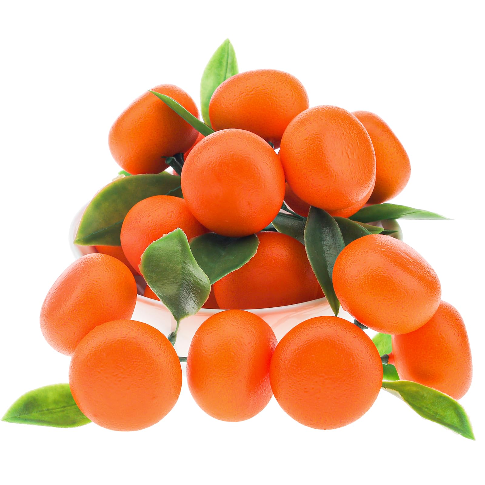 Gresorth Artificial Mini Bunch Orange Decoration Lifelike Tangerine