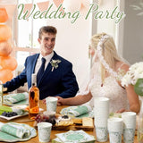 250 Pcs Eucalyptus Leaves Bridal Shower Party Decorations Sage Green