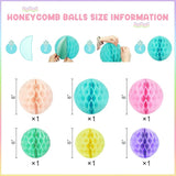Amandir Pastel Birthday Decorations for Girls Women, Happy Birthday