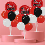 Graduation Decorations - 4 Set Balloon Stands, Class of 2026 Congrats