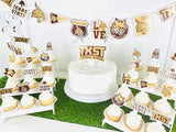 Texas State Party Supplies for TXST Football, Birthday Gift,