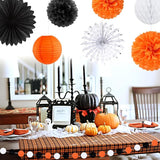 Black-White Orange Happy-Halloween Party-Decorations - 21pcs Birthday