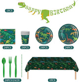Dinosaur Birthday Decorations Tableware Set Birthday Party Supply