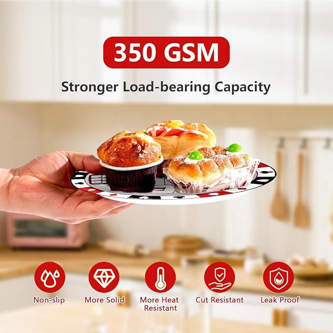 96 Pcs Casino Party Decorations Lucky In Love Plates and Napkins