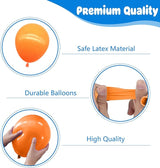 Rainbow Summer Balloons,12 Inch Hot Pink Orange Blue Green Rainbow