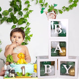 82 PCS Baby Shower Decorations for Boy Or Girl Kit Transparent Baby