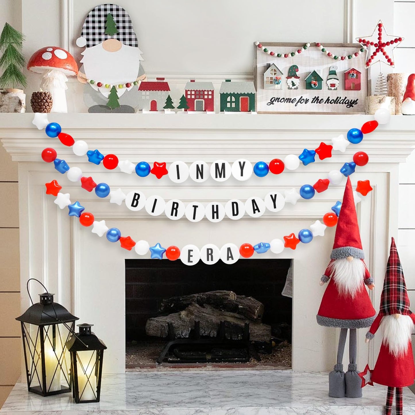 DIY Giant Friendship Bracelet Birthday Garland Kit with Letters Ball