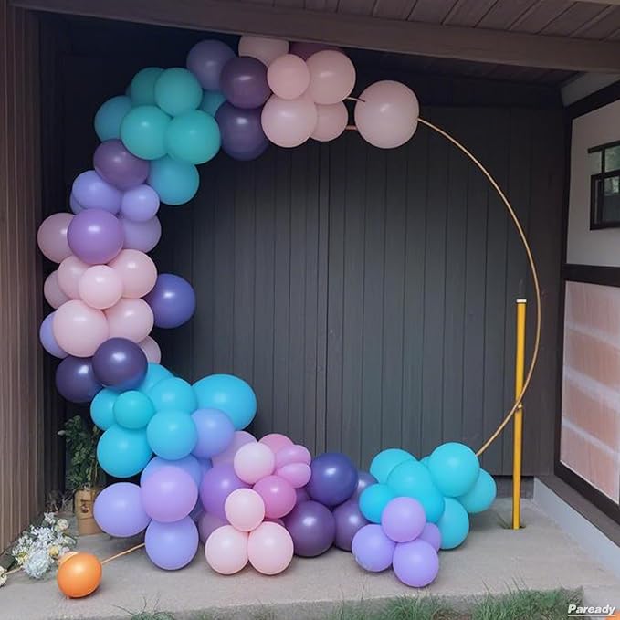 Mermaid Balloon Arch Kit 120pcs Blue Purple Balloon Garland Arch Kit