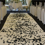 CODE FLORIST 1500 PCS Black Silk Rose Petals,Romantic