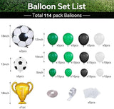 Soccer Balloon Arch Garland Kit 103Pcs Soccer Football Party