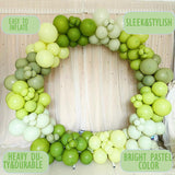 Green Balloons Different Sizes, Scmdoti Teender Green Balloons 18 12