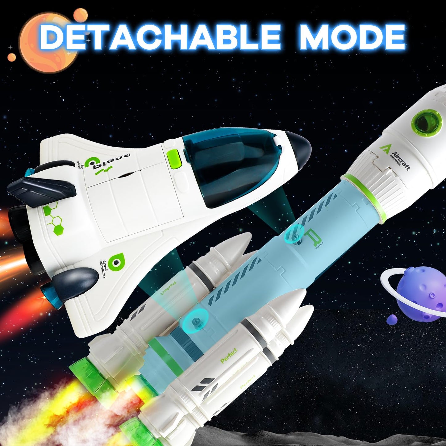 TOY Life Space Toy Rocket Toys for Kid Shuttle with Astronaut