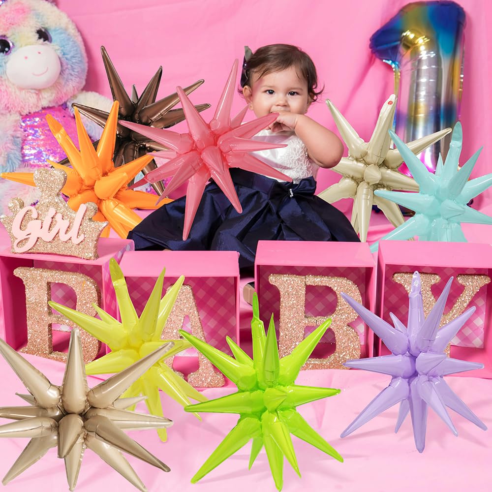 22'' 14 Point One Piece Star Cone Balloon Explosion Burst Party