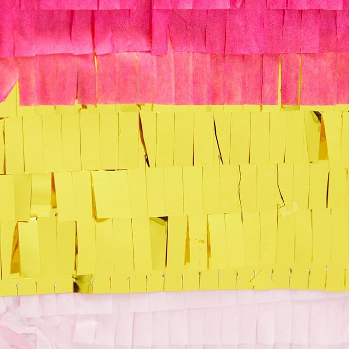 Number 3 Pinata Pink and Gold for Girls 3rd Birthday Party