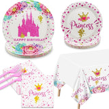 Princess Party Decorations 81pcs Castle Decorations Including Pink