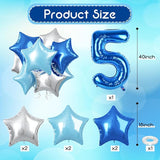 35th Birthday Balloon Decoration for Men, Big Self Inflating Dark