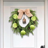 Velvet Ornaments for Christmas Tree Decorations - Lime Green Xmas