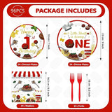 96Pcs Meatball 1st Birthday Party Supplies Meatball is Turning One