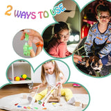 48PCS Finger Lights Dinosaur Party Favors for Kids Bulk Led