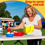 2PCS Softball Utensil Holder Paper Utensil Caddy for Softball Party