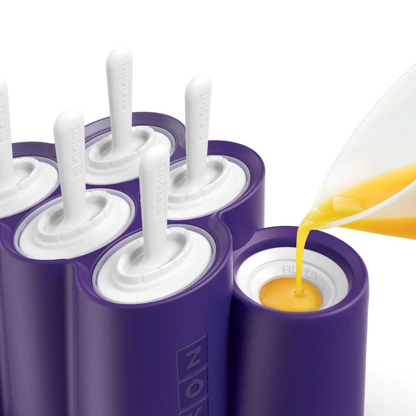 ZOKU Space Ice Pop Molds, 6 Rocket and Astronaut-shaped Popsicles