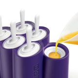 ZOKU Space Ice Pop Molds, 6 Rocket and Astronaut-shaped Popsicles