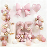Pink 40 Inch Balloon Number 25 for 25th Birthday Decorations Women,