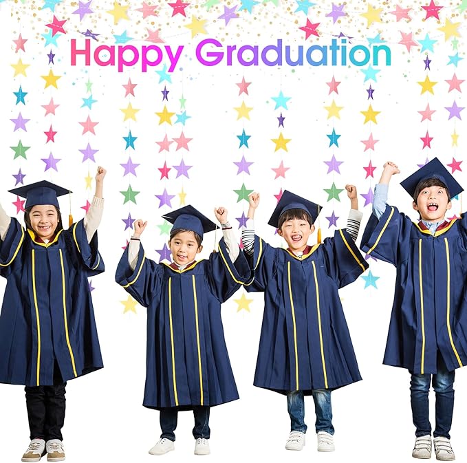 Patelai Glitter Star Garland Banner 2026 Graduation Decor 130 Feet #6
