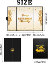Black Gold Happy Retirement Decorations Sailing Into Retirement