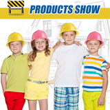 Haysandy Construction Hats Bulk Plastic Construction Party Hats Soft