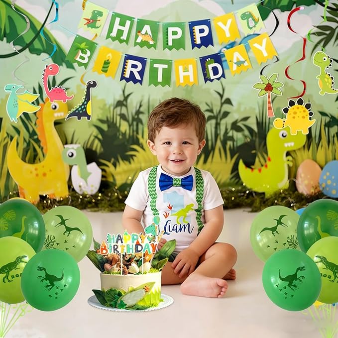 Dinosaur Birthday Decorations 104 Piece Dinosaur Party Decorations