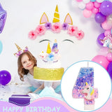 Unicorn Candle Number 4 Candle 4th Birthday Decorations for Girls