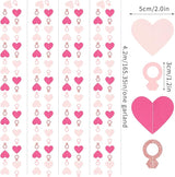 Hot-Pink Rose Gold Heart-Ring Garland - 52Ft Engagement Bachelorette